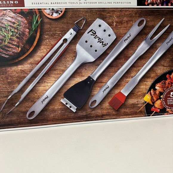 Parini 5-Piece Grill Tool Set - Picture 7 of 14